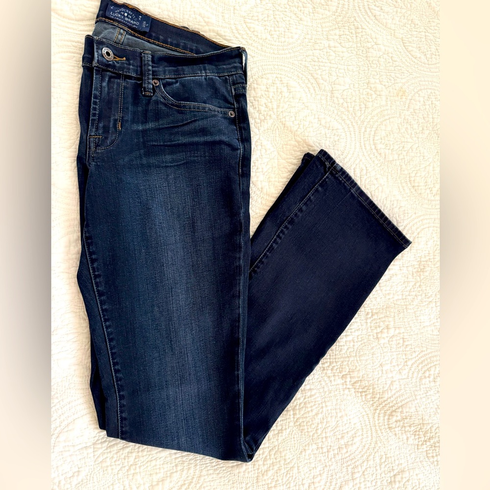 Lucky Brand Women's Dark Blue Jeans, L🦋